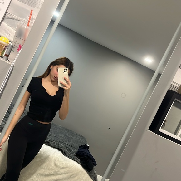 Tops - Black crop top